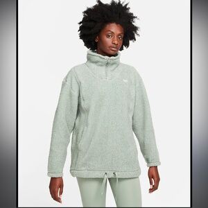 Nike therma fit Sherpa funnel neck half zip